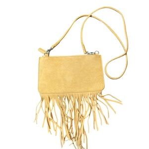Free People Fringe Hobo Purse EUC